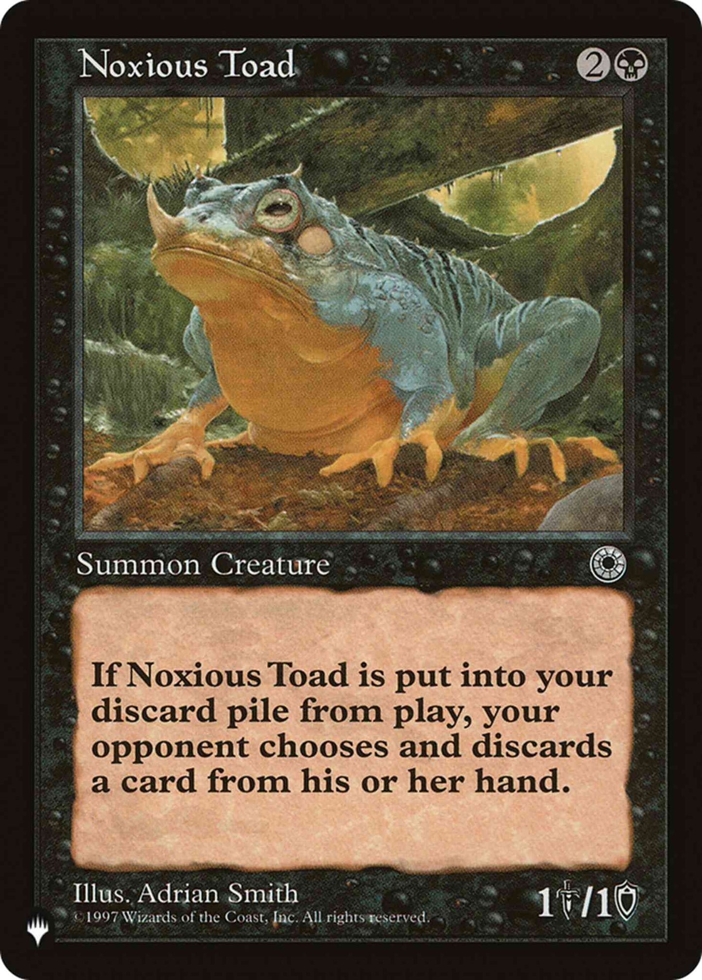 Noxious Toad [POR-104] [The List] [Non-Foil]