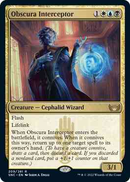 Obscura Interceptor [209] [Streets of New Capenna] [Non-Foil]