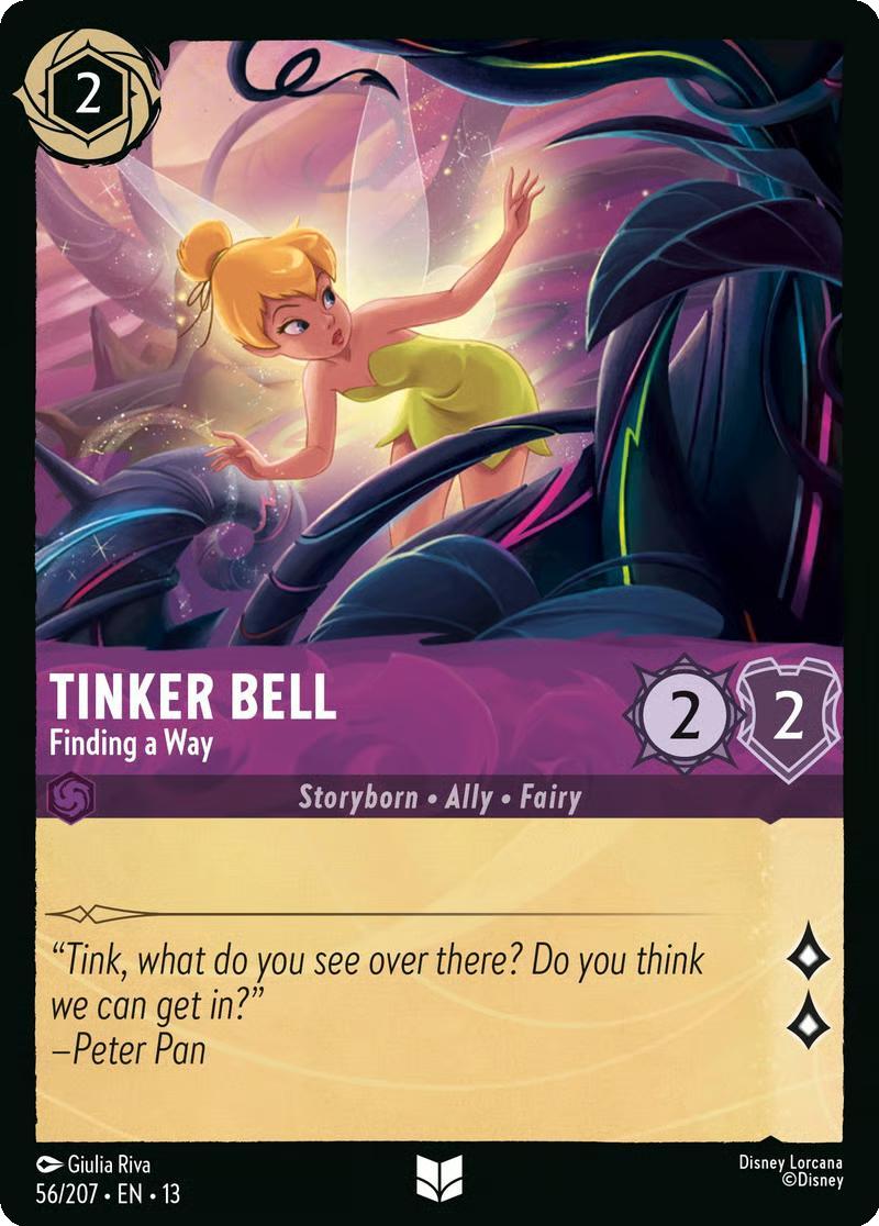Tinker Bell - Finding a Way - 56/204 [Attack of the Vine!] [Non-Foil]