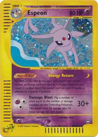 Espeon - H9/H32 - Rare [ecard2-159] [Holo]