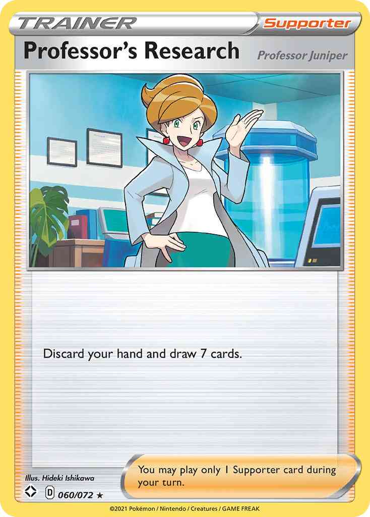 Professor's Research - Professor Juniper - 060/072 - Rare [swsh45-060] [Reverse Holo]