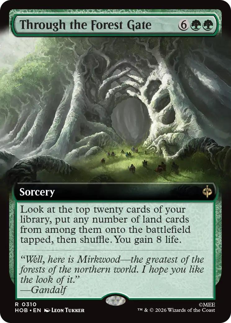 Through the Forest Gate [310] [Extended Art] [The Hobbit] [Non-Foil]