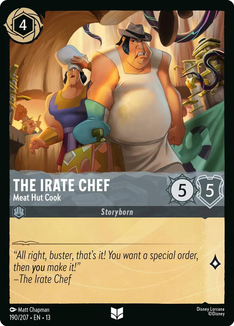 The Irate Chef - Meat Hut Cook - 190/204 [Attack of the Vine!] [Non-Foil]