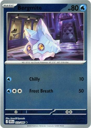 Bergmite - 023/086 - Common [me04-023] [Reverse Holo]