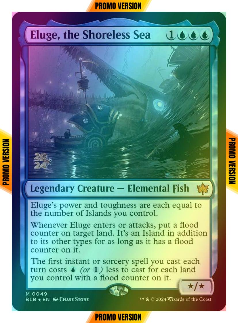 Eluge, the Shoreless Sea [49s] [Prerelease] [Bloomburrow: Promos] [Foil]