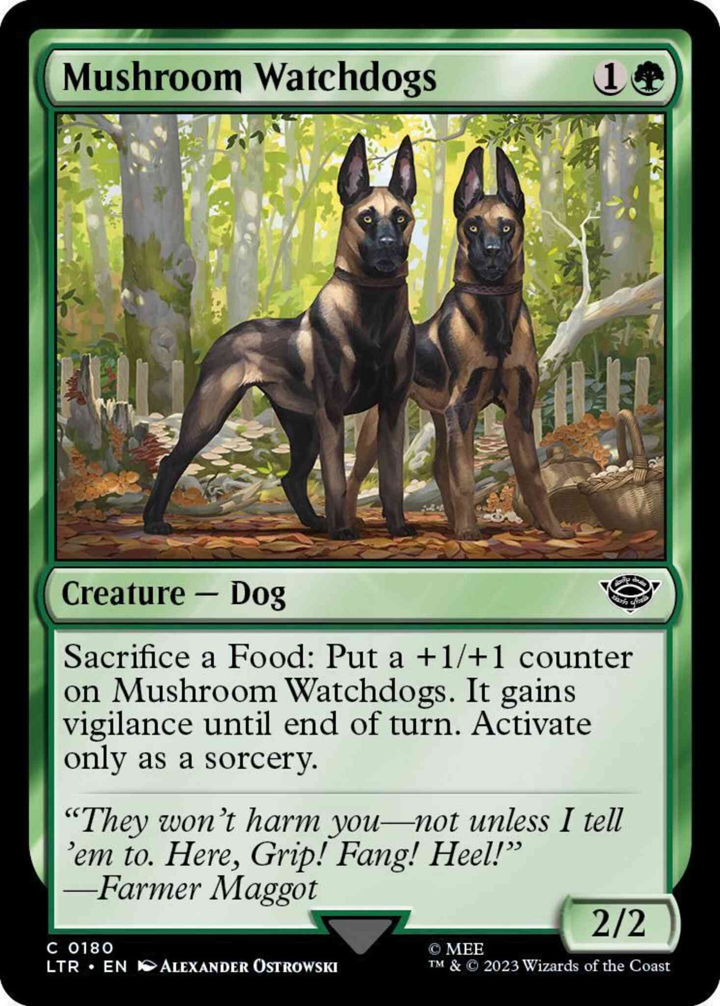 Mushroom Watchdogs [180] [The Lord of the Rings: Tales of Middle-earth] [Non-Foil]