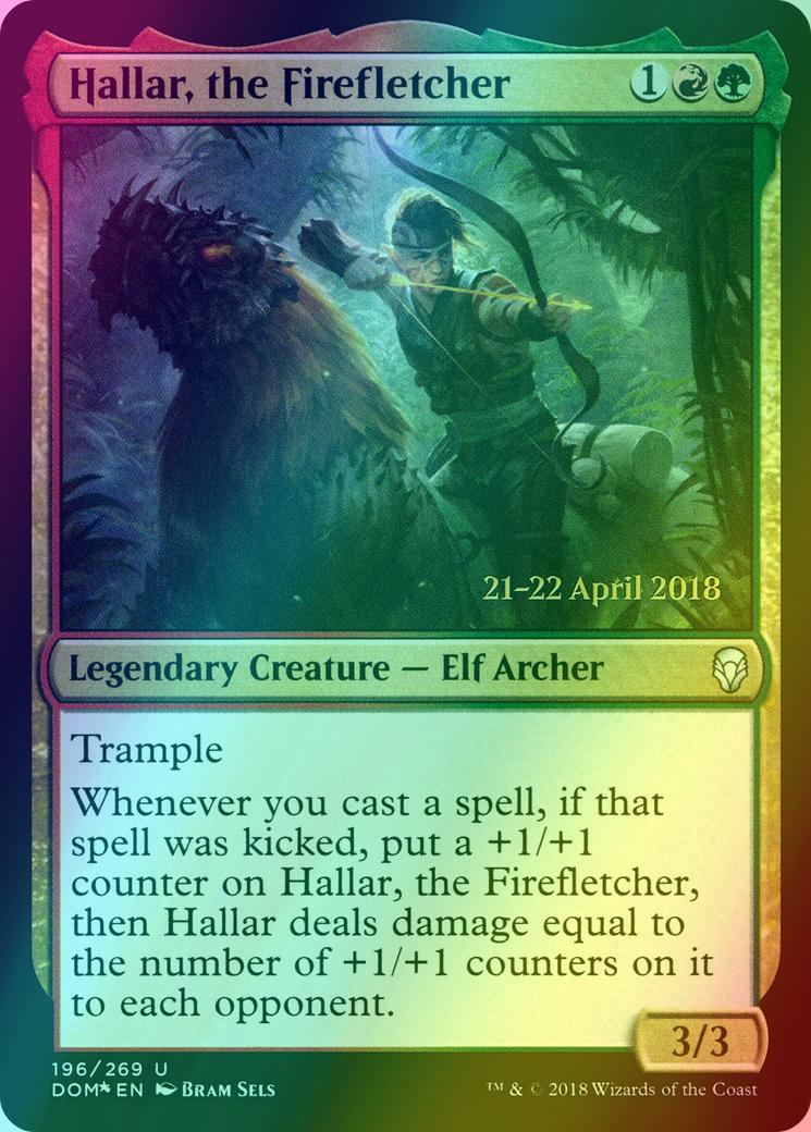 Hallar, the Firefletcher [196s] [Dominaria Promos] [Foil]