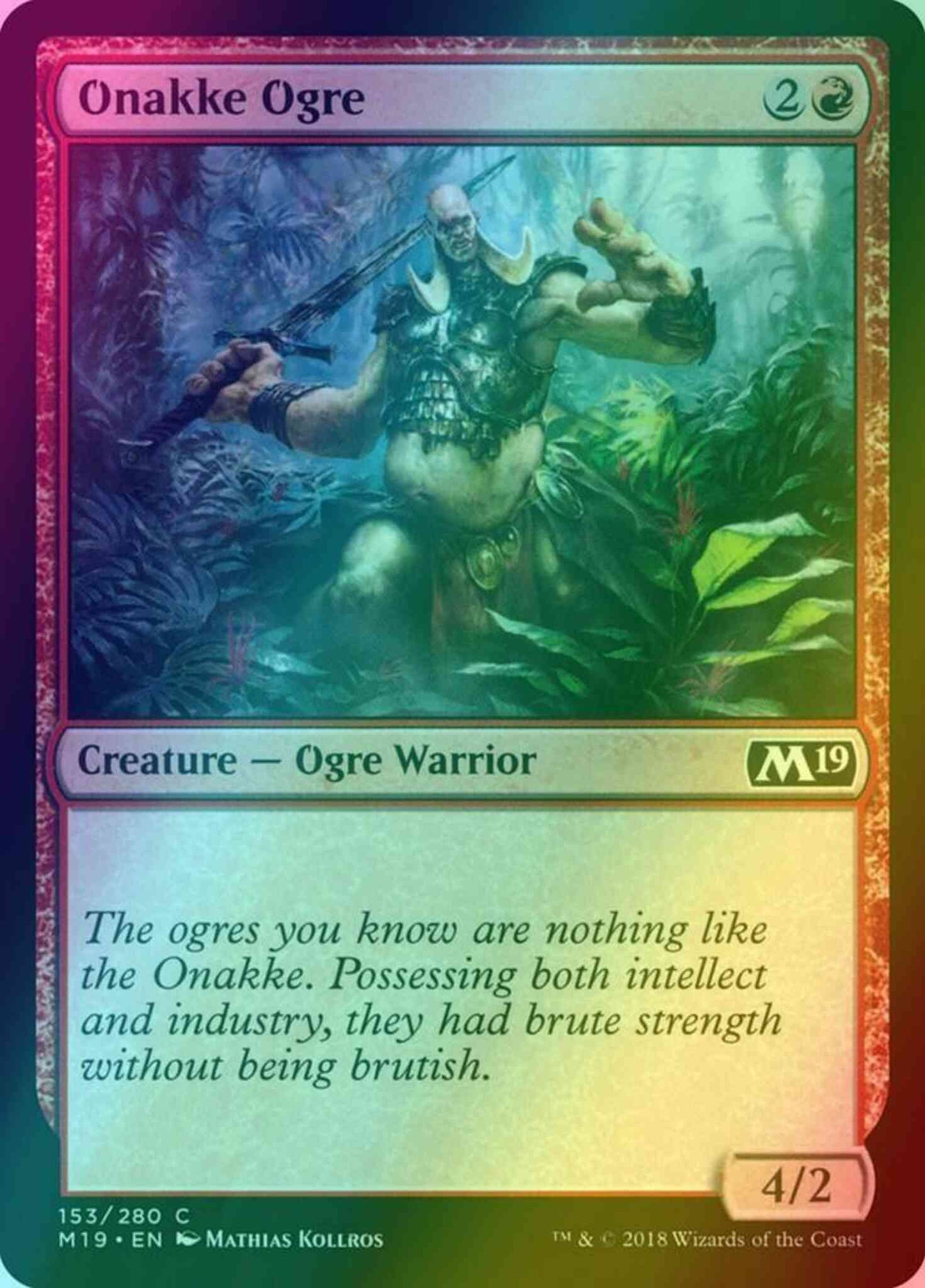 Onakke Ogre [153] [Core Set 2019] [Foil]
