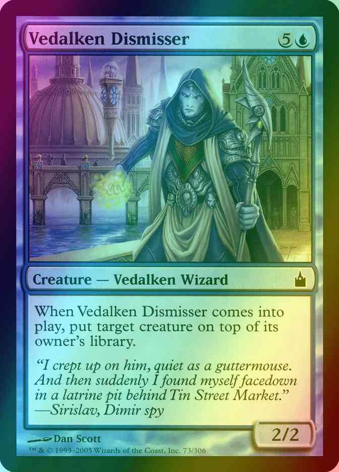 Vedalken Dismisser [73] [Ravnica City Of Guilds] [Foil]