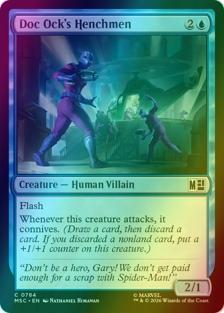 Doc Ock's Henchmen [784] [Jumpstart] [Marvel Super Heroes: Commander] [Foil]