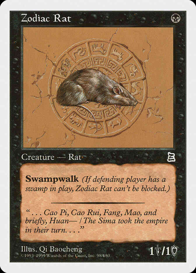 Zodiac Rat [98] [Portal Three Kingdoms] [Non-Foil]
