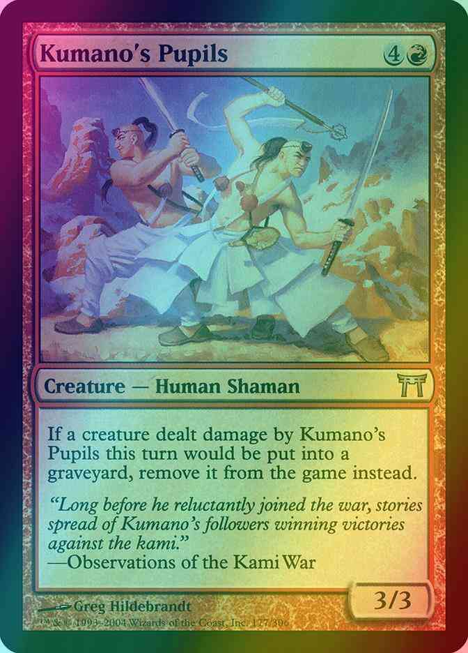 Kumano's Pupils [177] [Champions of Kamigawa] [Foil]