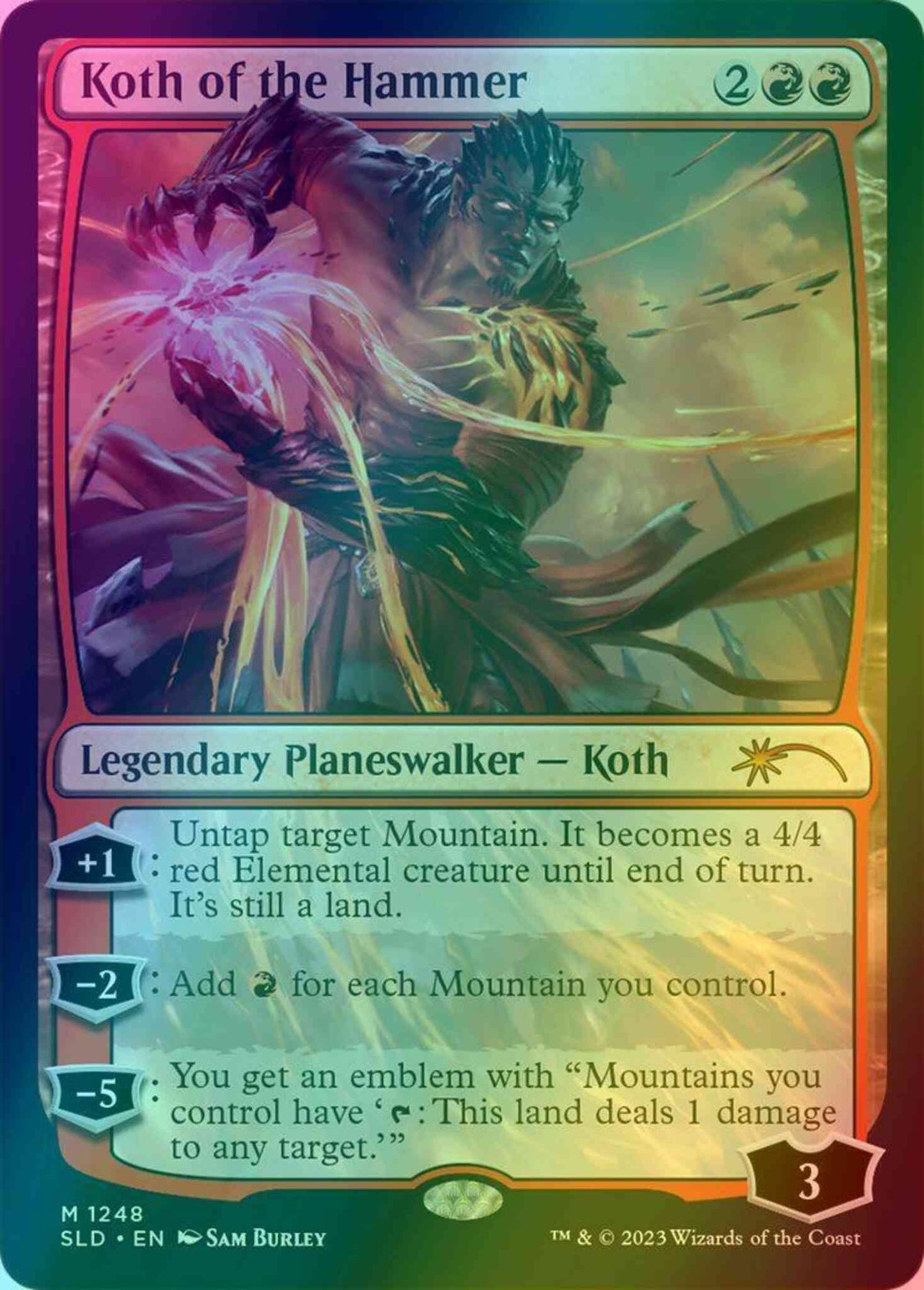 Koth of the Hammer [1248] [Sam Burley] [Secret Lair Drop] [Foil]