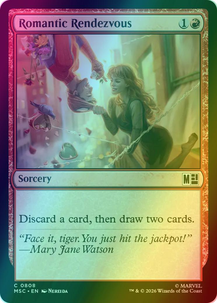 Romantic Rendezvous [808] [Jumpstart] [Marvel Super Heroes: Commander] [Foil]