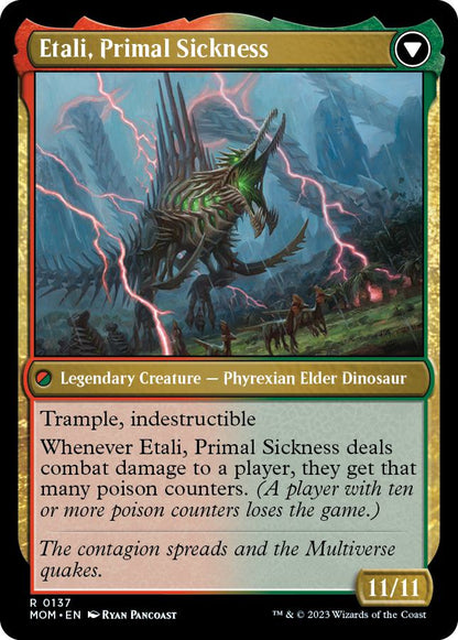 Etali, Primal Conqueror // Etali, Primal Sickness [137] [March of the Machine] [Non-Foil]
