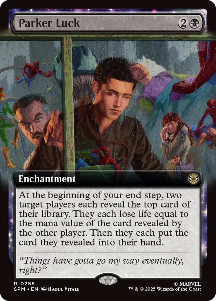 Parker Luck [258] [Extended Art] [Marvel's Spider-Man] [Non-Foil]