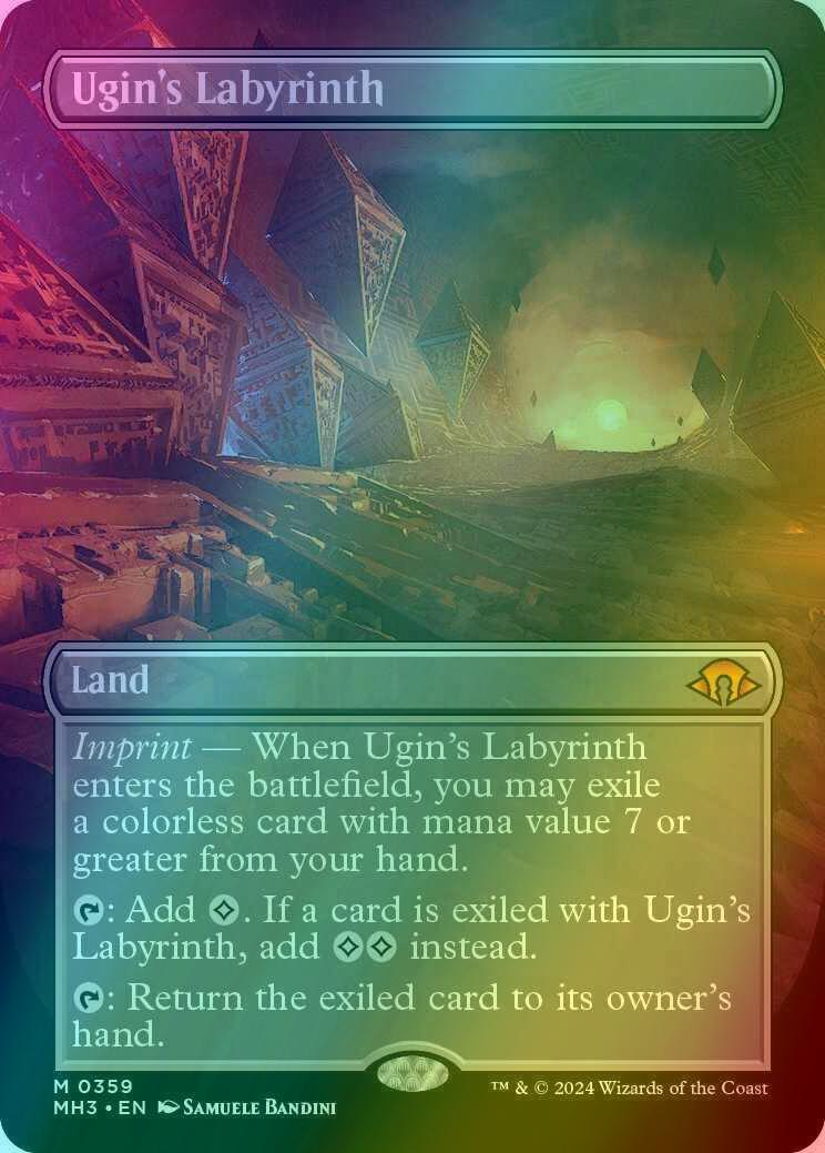 Ugin's Labyrinth [359] [Borderless] [Modern Horizons 3] [Foil]