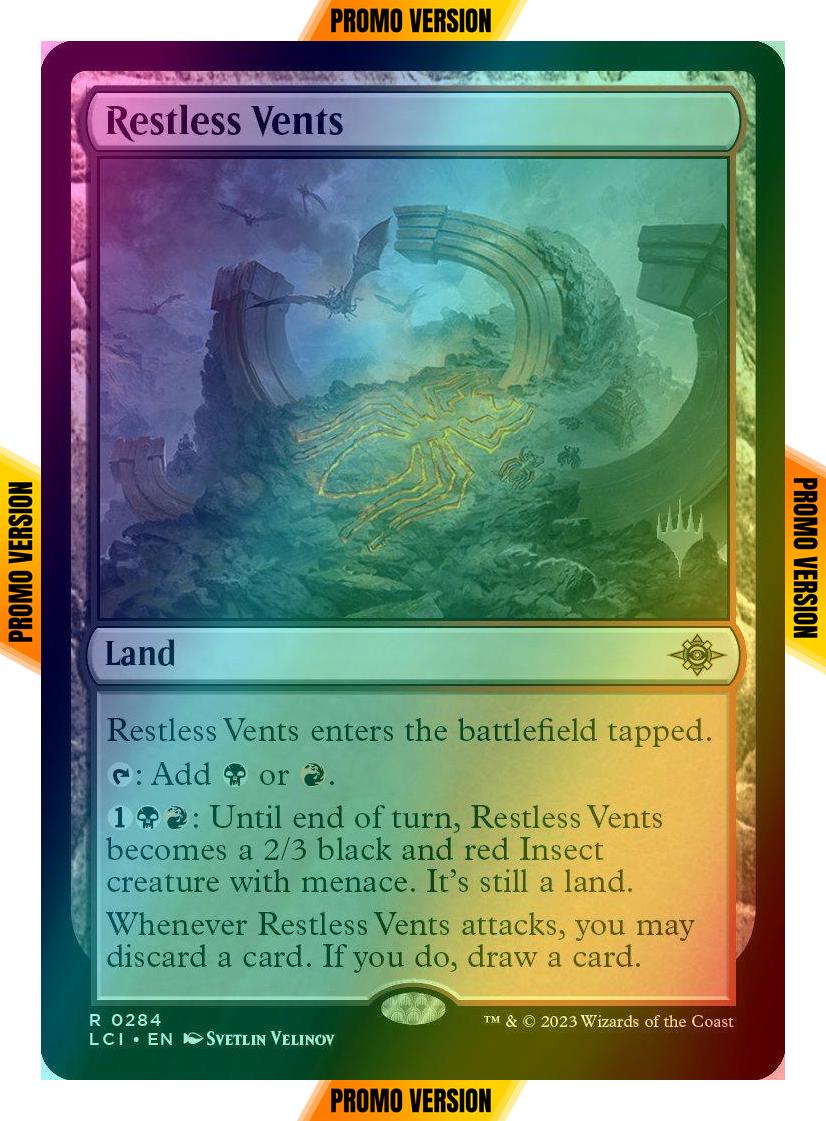 Restless Vents [284p] [Promo Pack] [The Lost Caverns of Ixalan: Promos] [Foil]