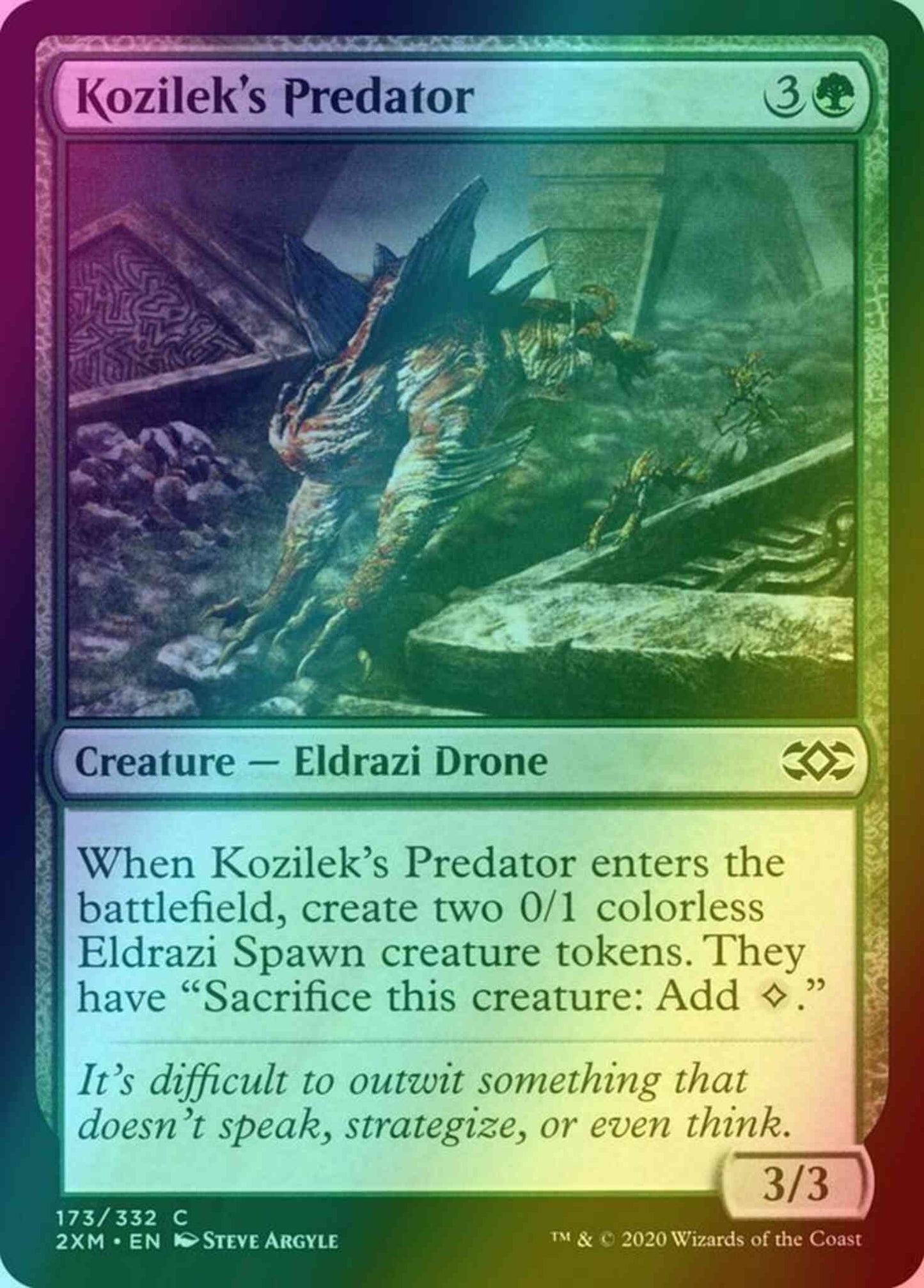 Kozilek's Predator [173] [Double Masters] [Foil]