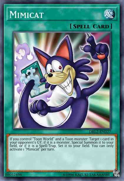 Mimicat (Blue) - DLCS-EN078 - Ultra Rare - 1st Edition