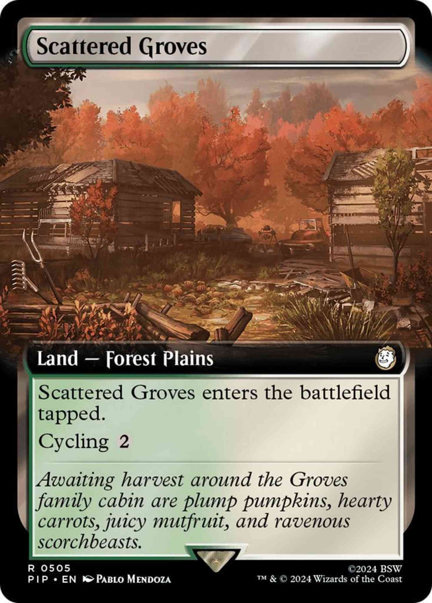 Scattered Groves [505] [Extended Art] [Fallout] [Non-Foil]