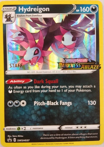 Hydreigon - SWSH037 - Staff Promo [swshp-SWSH037] [Holo]