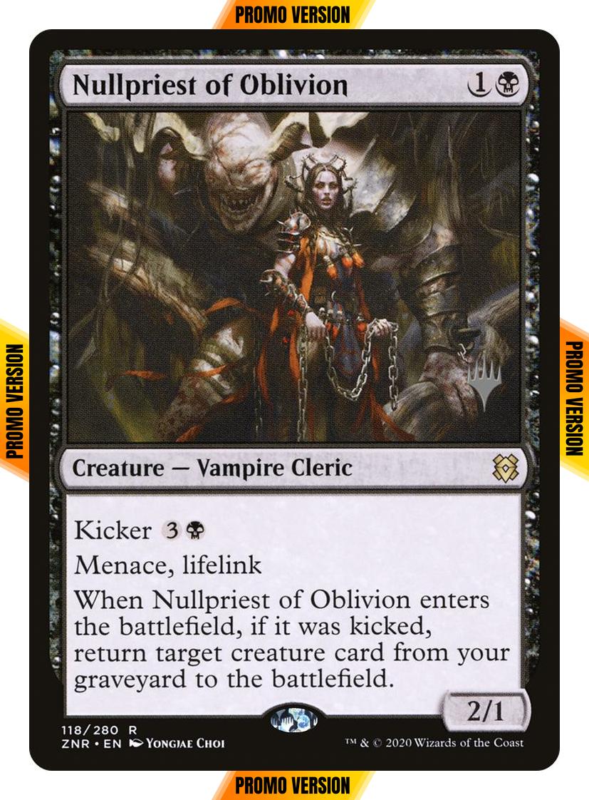 Nullpriest of Oblivion [Promo Pack] [118p] [Zendikar Rising Promos] [Non-Foil]