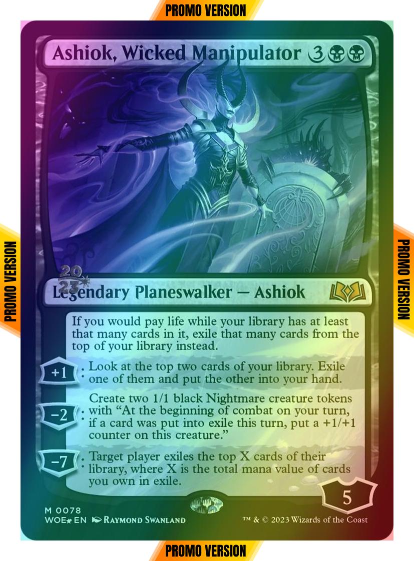 Ashiok, Wicked Manipulator [78s] [Prerelease] [Wilds of Eldraine: Promos] [Foil]