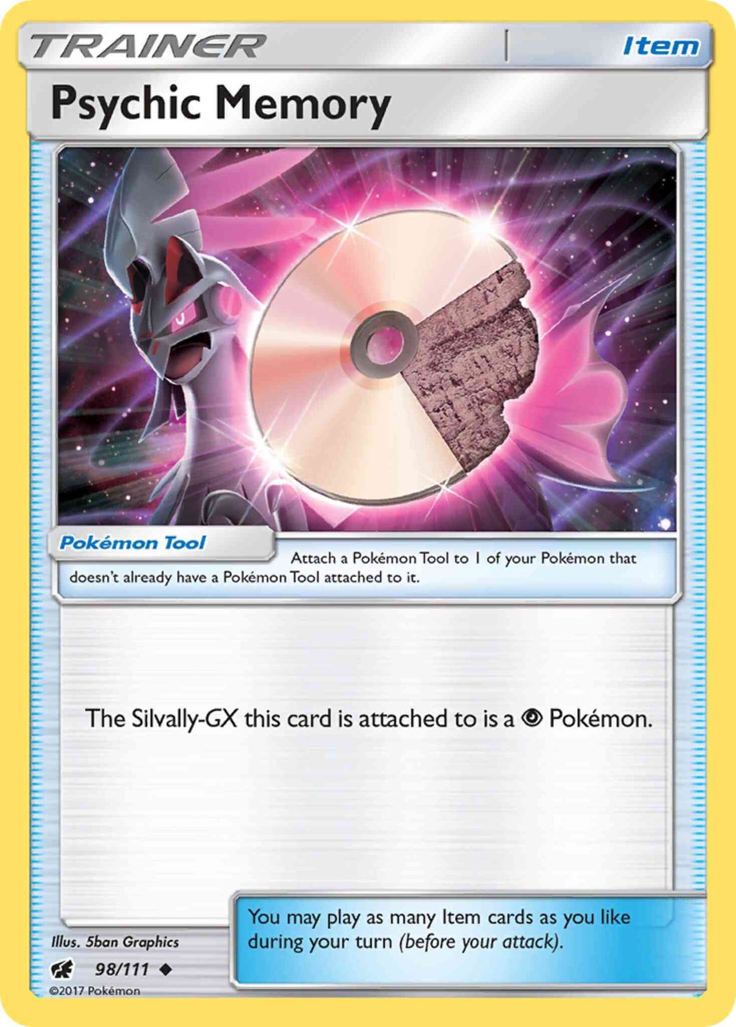Psychic Memory - 98/111 - Uncommon [sm4-98] [Non-Holo]