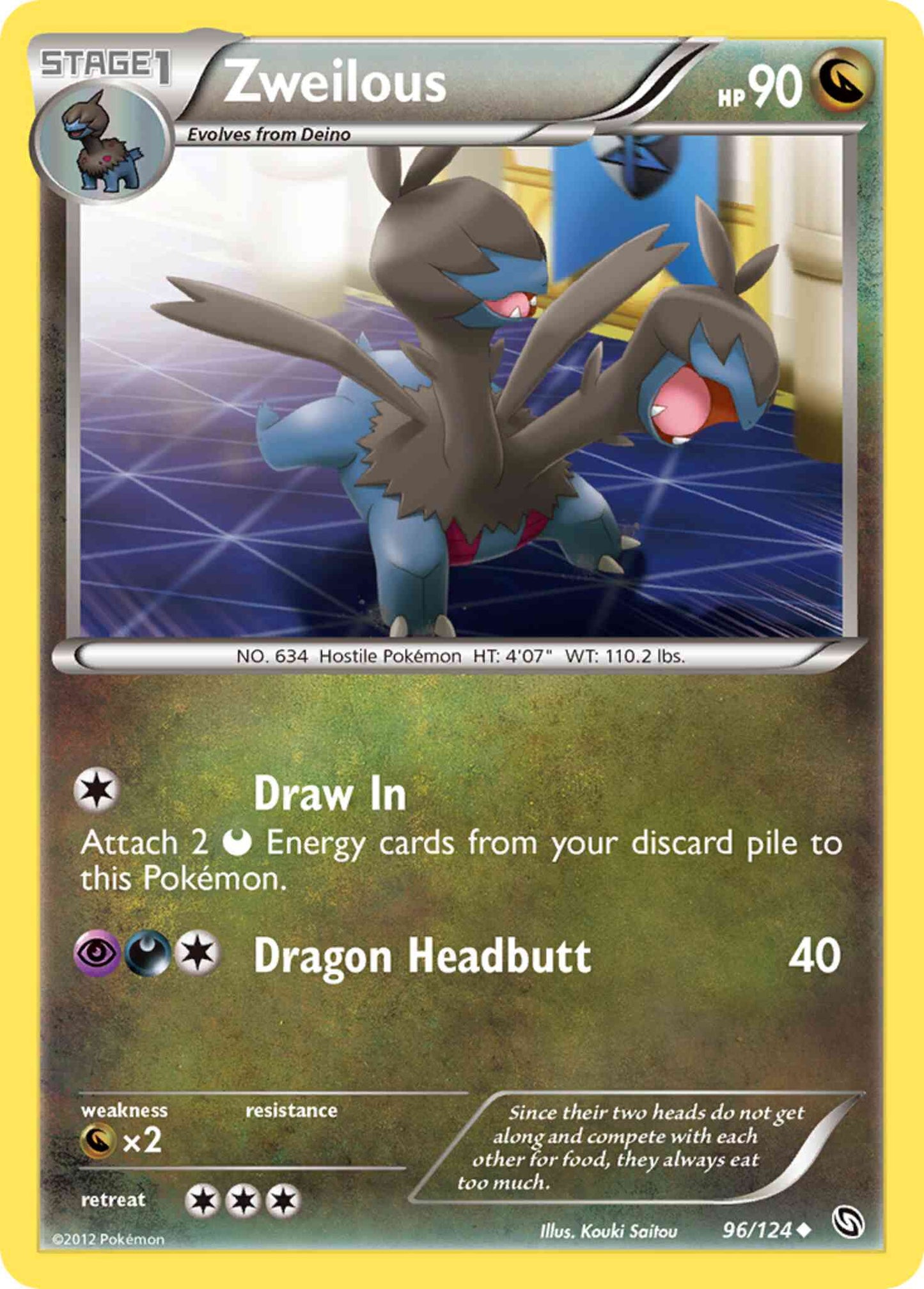 Zweilous - 96/124 - Uncommon [bw6-96] [Non-Holo]