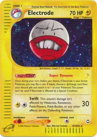 Electrode - H7/H32 - Rare [ecard2-157] [Holo]