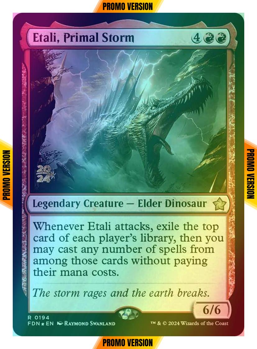 Etali, Primal Storm [194s] [Prerelease] [Foundations: Promos] [Foil]