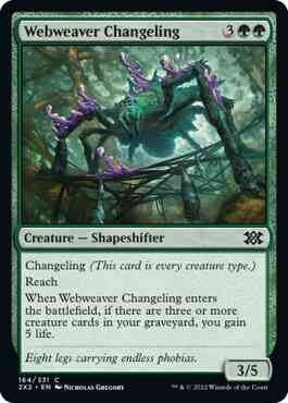 Webweaver Changeling [164] [Double Masters 2022] [Non-Foil]