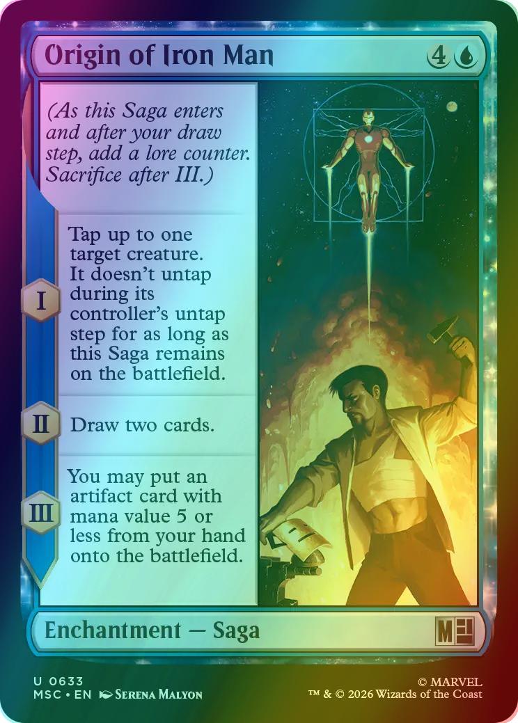 Origin of Iron Man [633] [Jumpstart] [Marvel Super Heroes: Commander] [Foil]