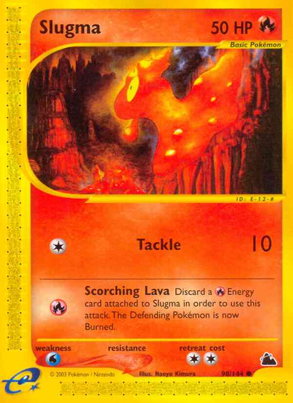 Slugma - 98/144 - Common [ecard3-98] [Non-Holo]