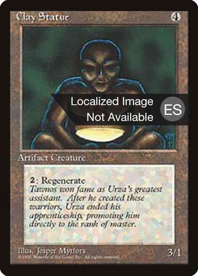 Clay Statue - Spanish [305] [Fourth Edition Black Border: Spanish] [Non-Foil]