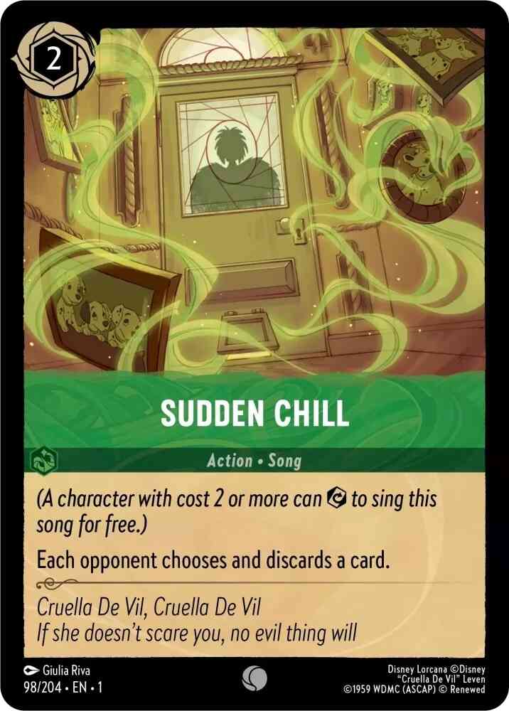 Sudden Chill - 98/204 [The First Chapter] [Non-Foil]