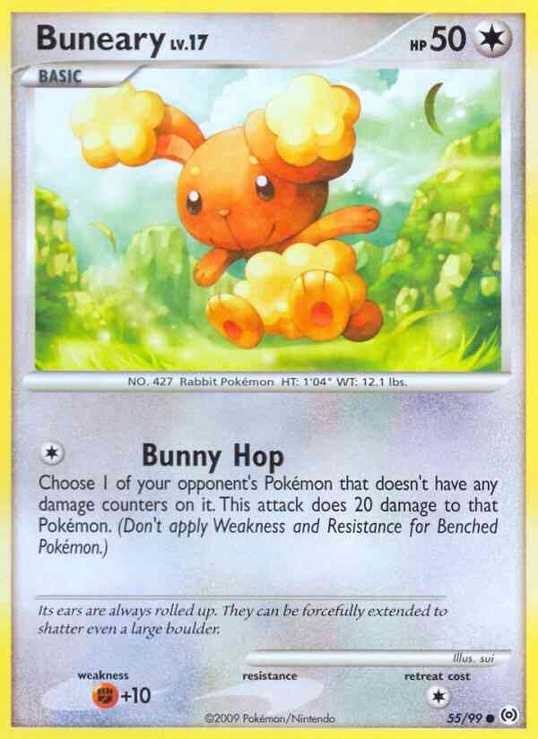 Buneary - 55/99 - Common [pl4-55] [Reverse Holo]