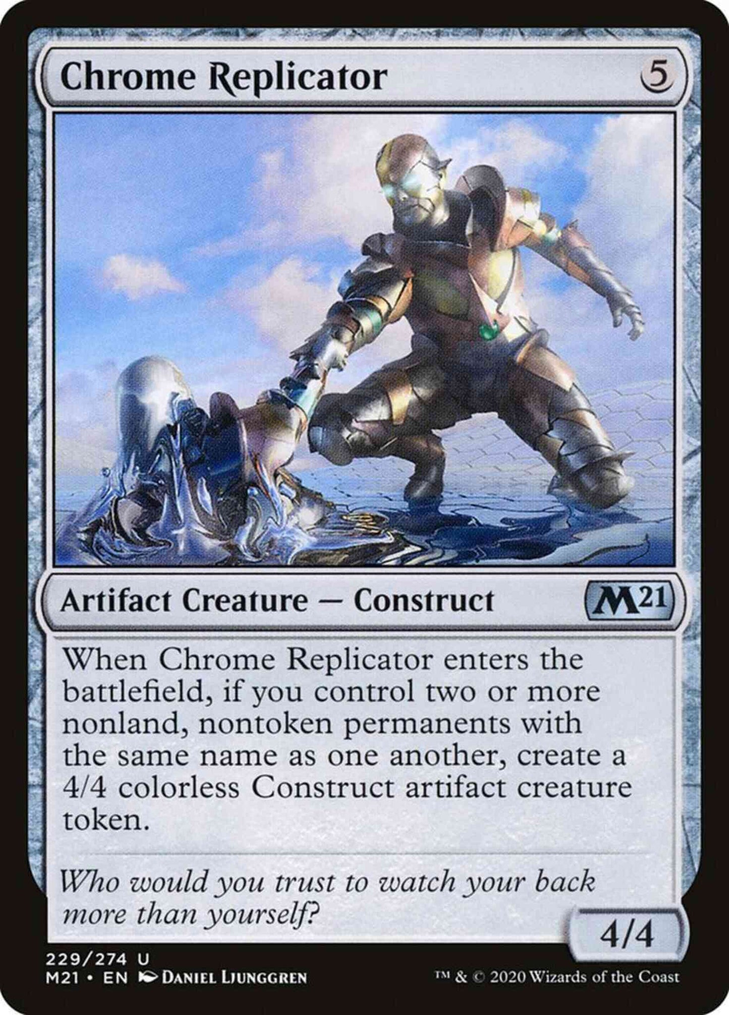 Chrome Replicator [229] [Core Set 2021] [Non-Foil]