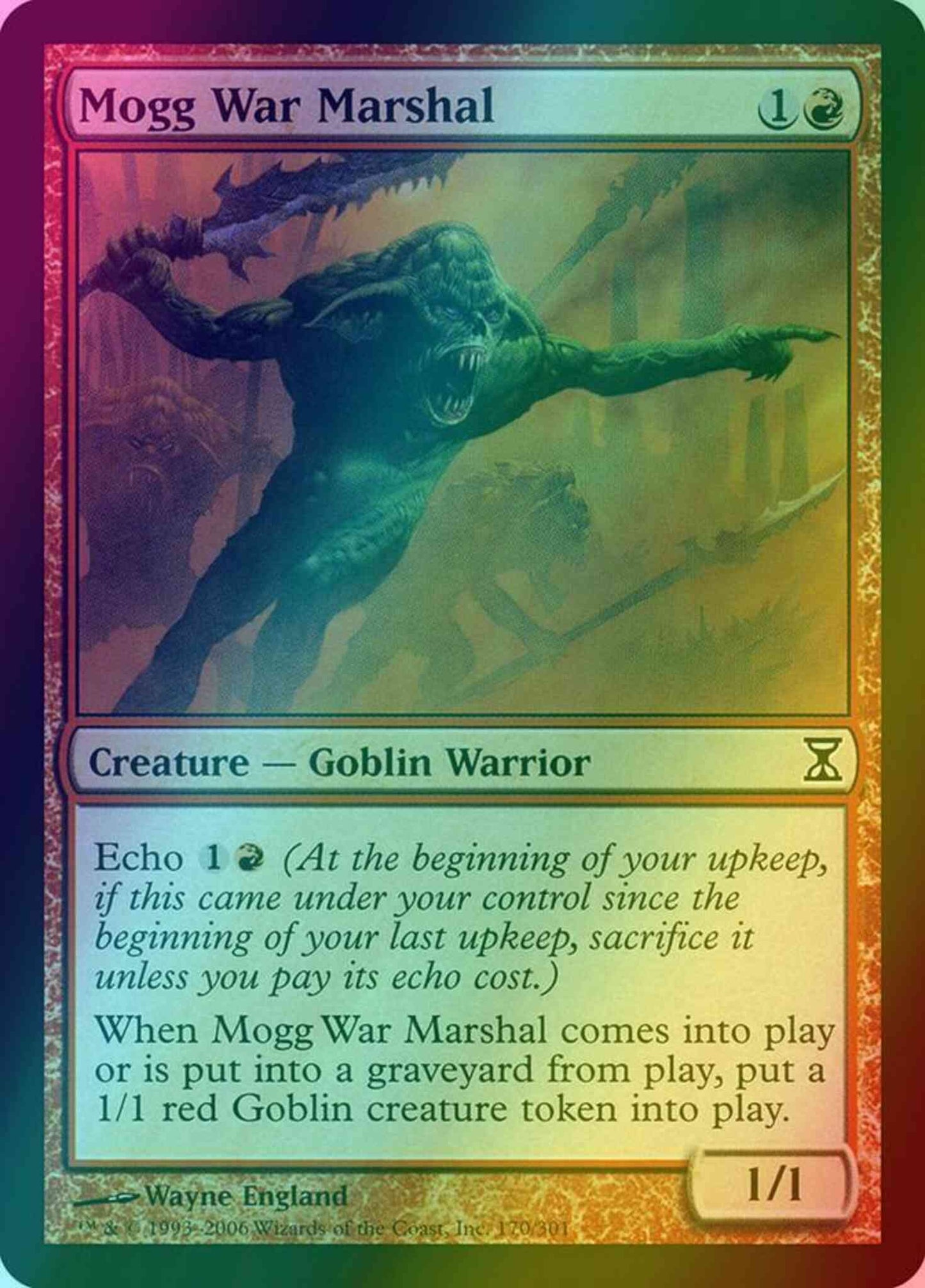 Mogg War Marshal [170] [Time Spiral] [Foil]