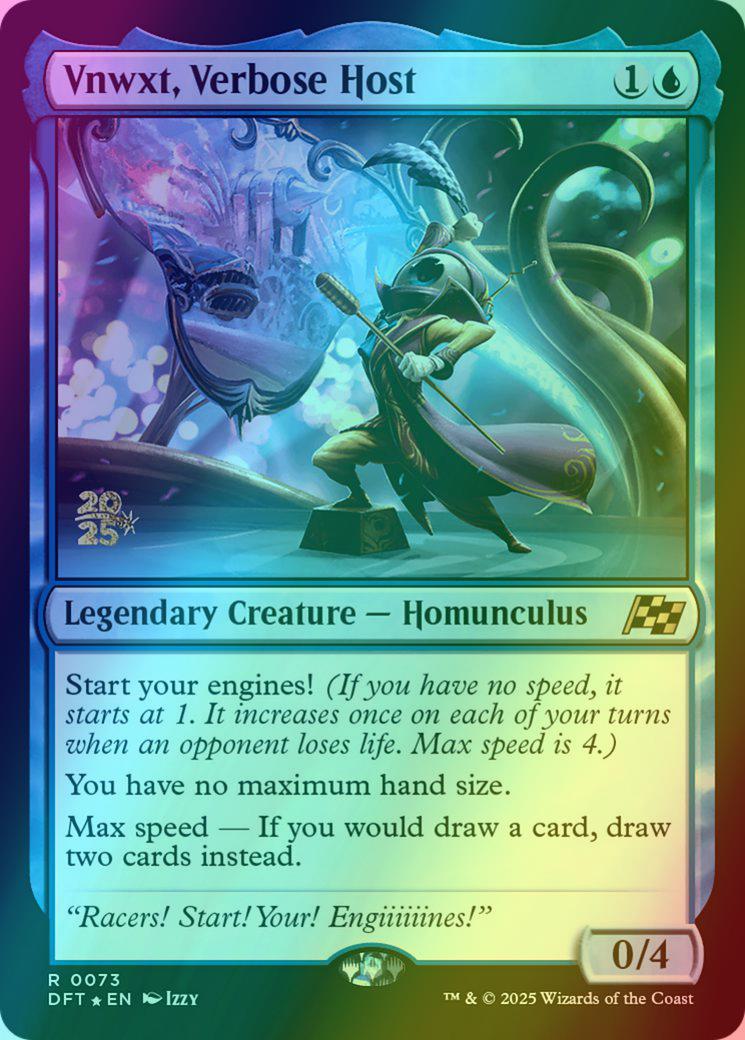 Vnwxt, Verbose Host [73s] [Prerelease] [Aetherdrift: Promos] [Foil]