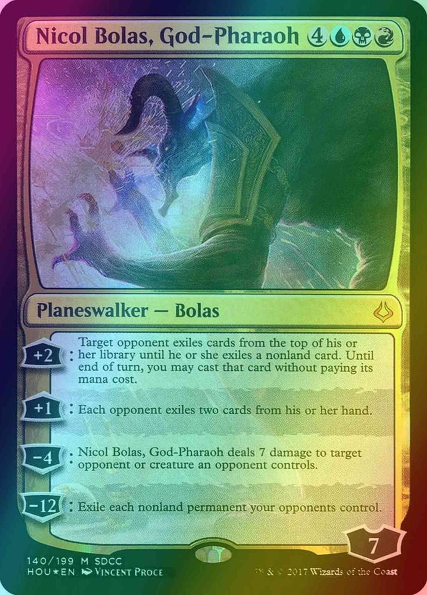 Nicol Bolas, God-Pharaoh [140] [San Diego Comic-Con 2017] [Foil]