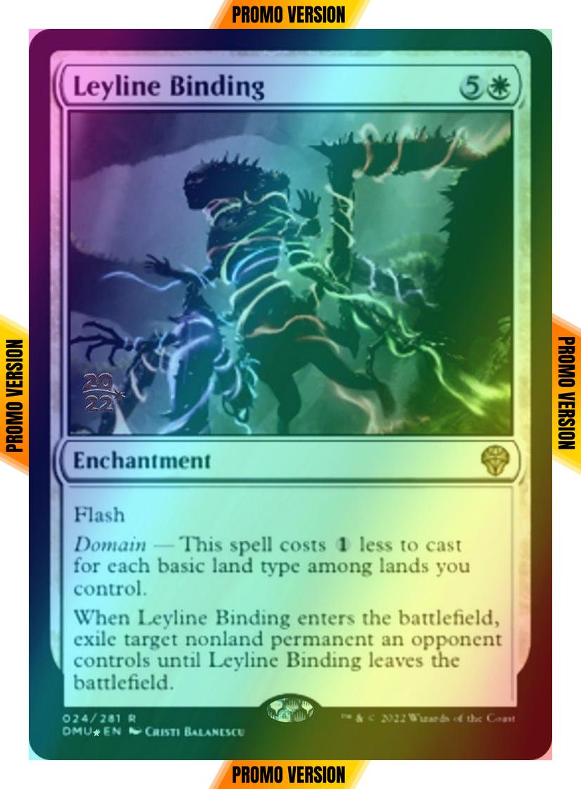 Leyline Binding [24s] [Prerelease] [Dominaria United: Promos] [Foil]