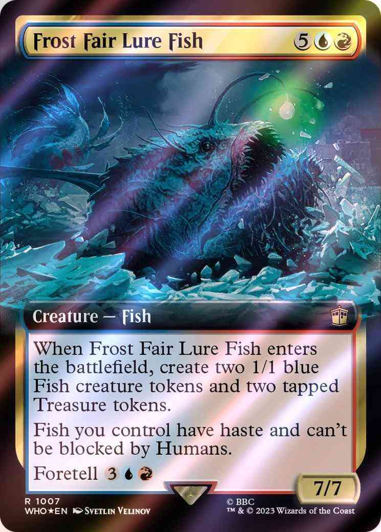 Frost Fair Lure Fish [1007] [Extended Art] [Universes Beyond: Doctor Who] [Surge Foil]