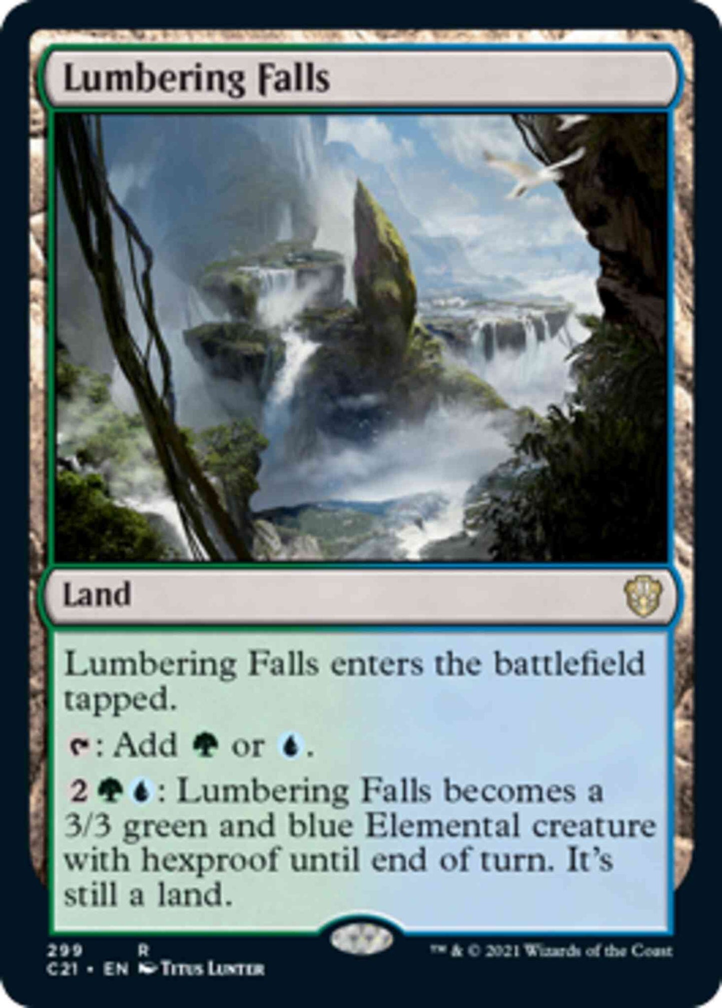 Lumbering Falls [299] [Commander 2021] [Non-Foil]