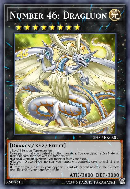 Number 46: Dragluon - SHSP-EN050 - Ultimate Rare - 1st Edition