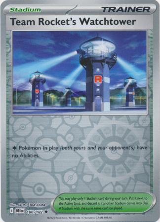 Team Rocket's Watchtower - 180/182 - Uncommon [sv10-180] [Reverse Holo]