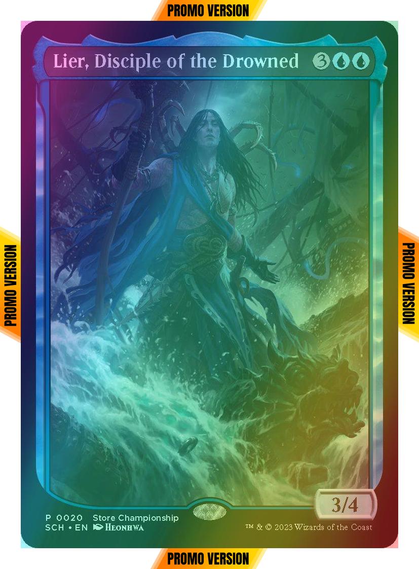 Lier, Disciple of the Drowned [20] [Textless] [Store Championships] [Foil]
