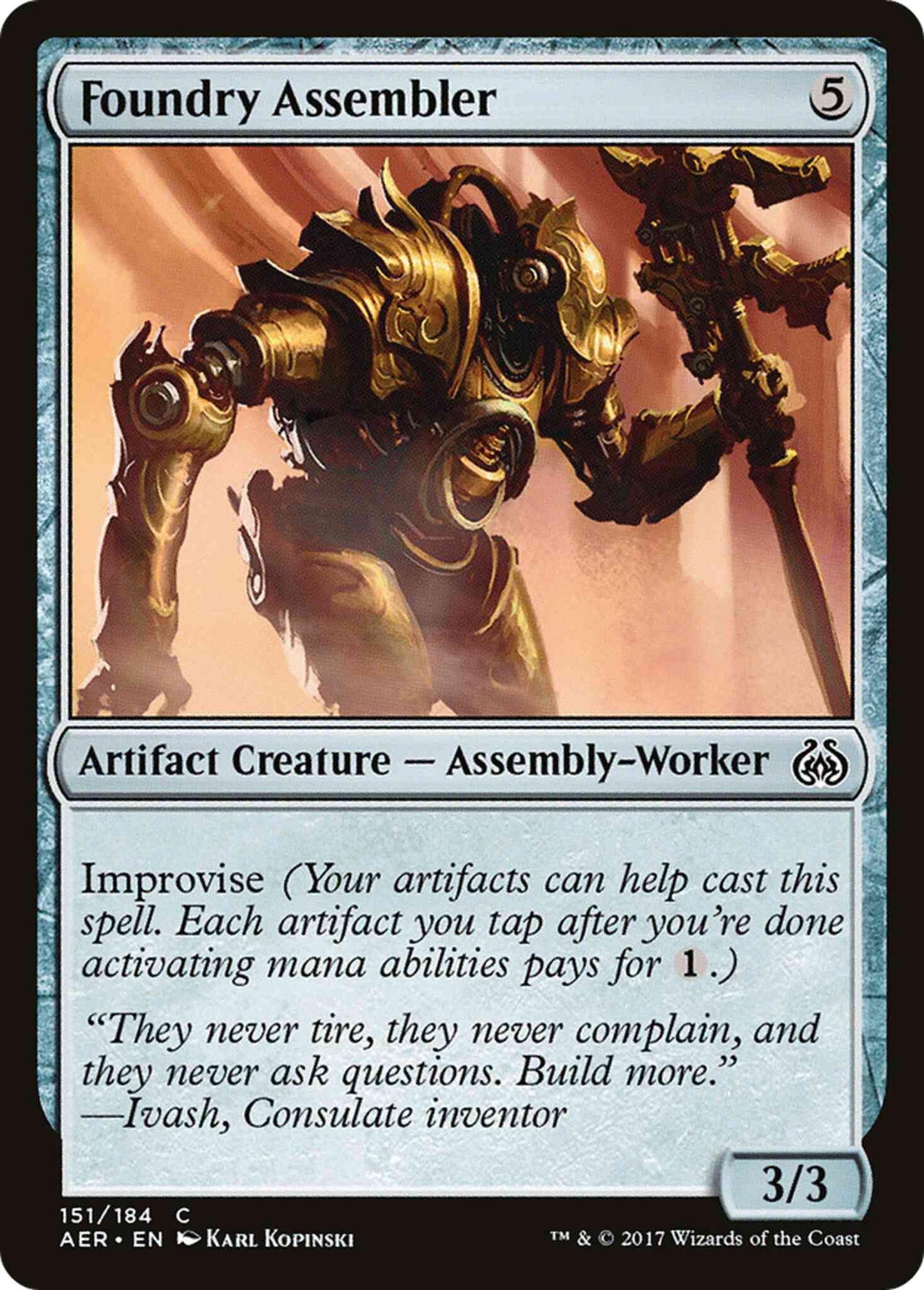 Foundry Assembler [151] [Aether Revolt] [Non-Foil]