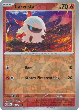 Larvesta - 024/191 - Common [sv08-024] [Reverse Holo]